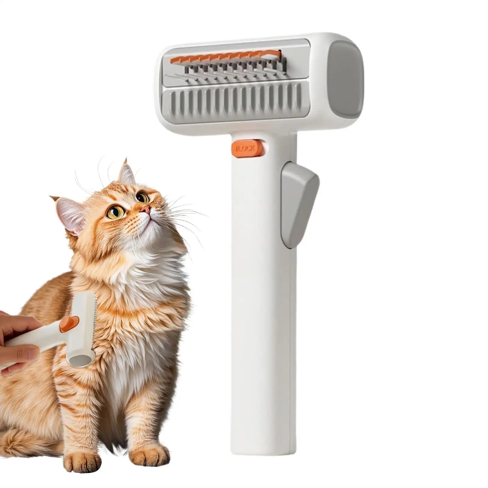 Spazzola per la toelettatura dei cani, autopulente, professionale, per la rimozione dei peli, pettine per la toelettatura di animali domestici, per gatti, cuccioli, cavalli, Doodle, per il bagno e il lavaggio