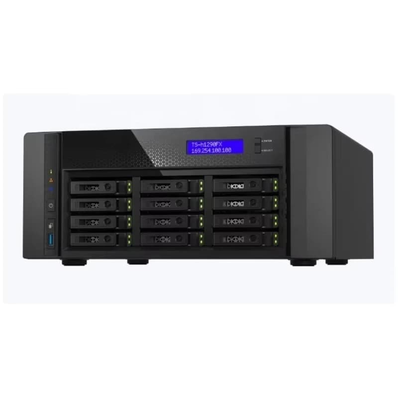 Nuovo NAS Originale TS-h1290FX-7232P-64G con Architettura di Archiviazione in Rete U.2 NVMe PCIe Gen 4 o SSD SATA