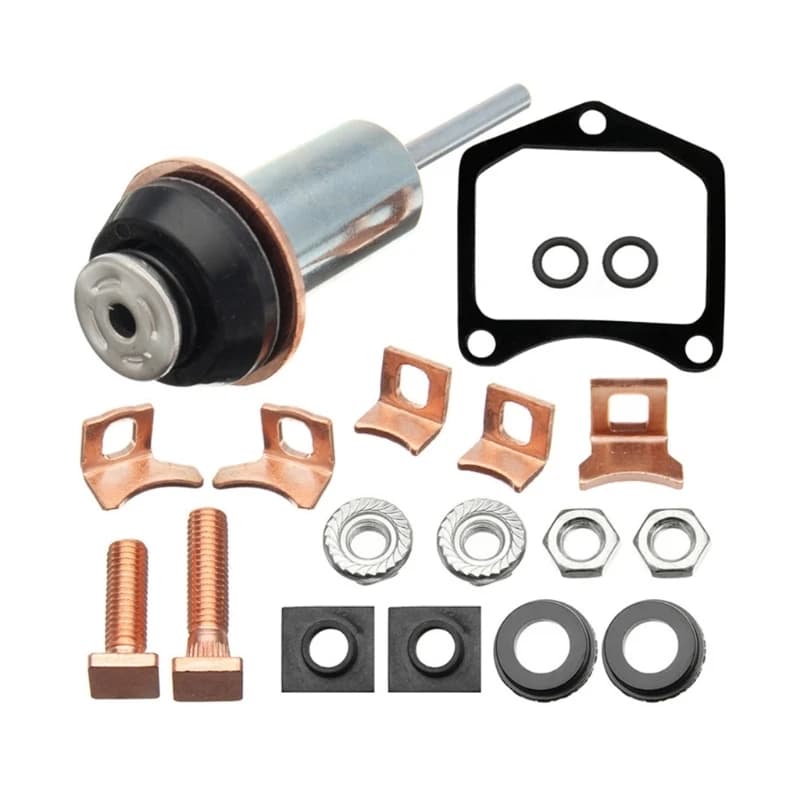 Kit di ricostruzione riparazione solenoide avviamento motore universale durevole Set di contatti stantuffo Multiuso compatibile-per 028000-3600