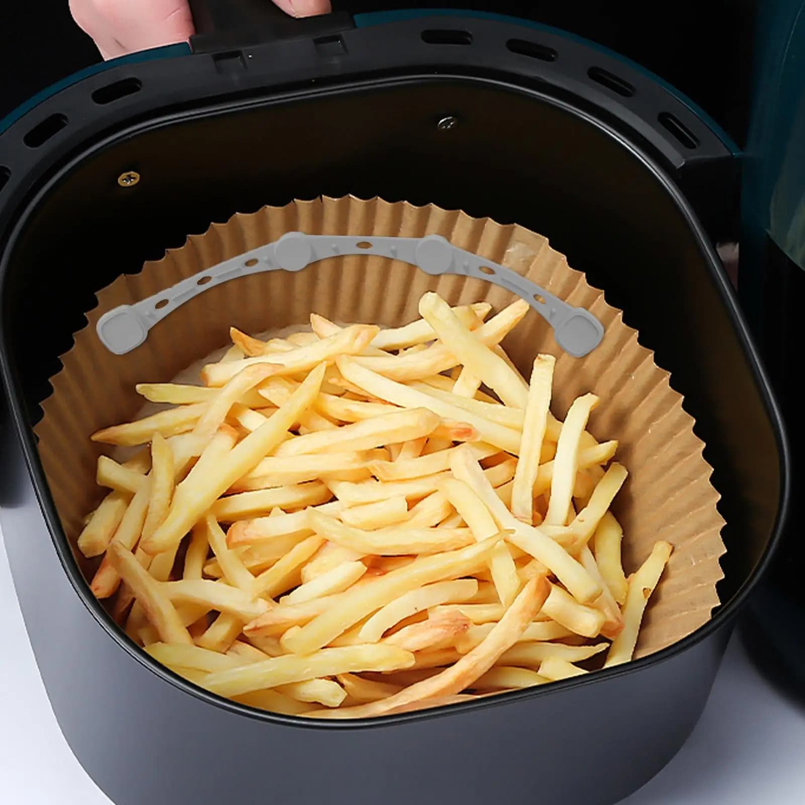 Friggitrice ad aria con fibbia magnetica per friggitrice ad aria in carta pergamena resistente al calore in modo sicuro per le aziende dell'hotel dell'appartamento del dormitorio domestico