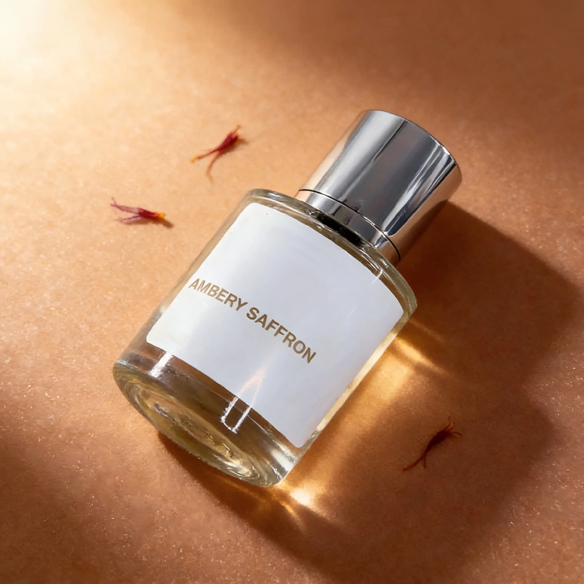 Ambery Saffron Eau de Parfum Unisex - Rich Saffron and Woody Notes, Ideal Gift for Every Occasion