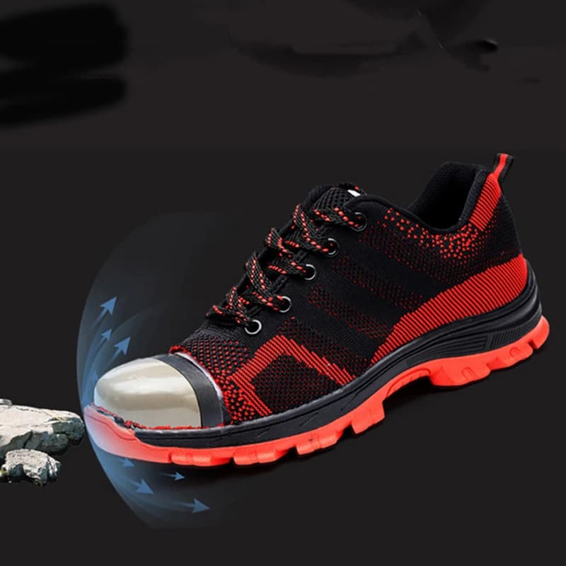 Scarpe Antinfortunistiche da Lavoro 2026 per Uomo, Traspiranti in Rete, Alla Moda, con Punta in Acciaio e Protezione Antiperforazione