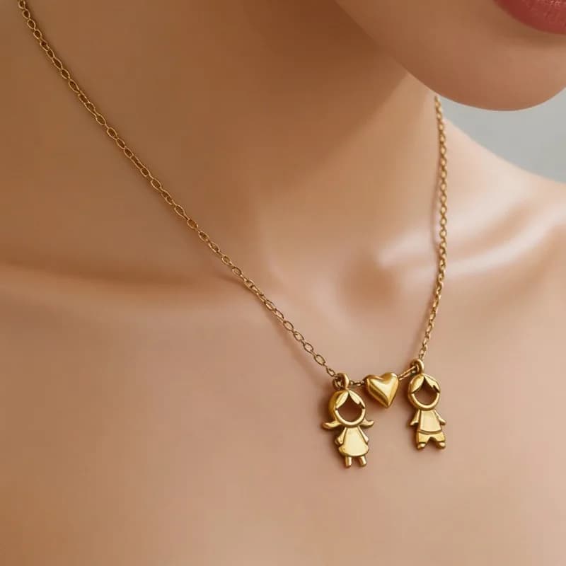 Set di Gioielli in Acciaio Inossidabile alla Moda: Collana e Orecchini a Perno, Versatile per Ragazzi e Ragazze, in Titanio