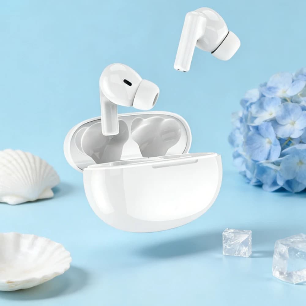 Auricolari Bluetooth originali, cuffie Bluetooth wireless con cancellazione del rumore e microfono, cuffie wireless per smartphone