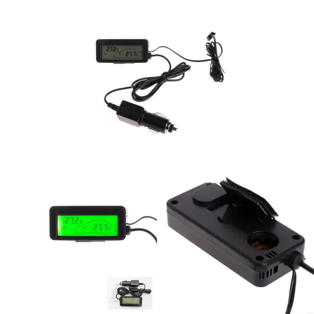 Thermometer with digital LCD display for outdoor cars G92C with 1.5 m cable