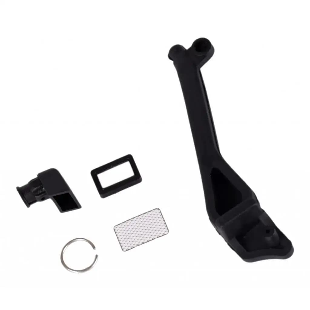 Parti per Veicoli RC da Arrampicata, Accessorio Snorkel in Gomma Nera Resistente per 1/10 Axial SCX
