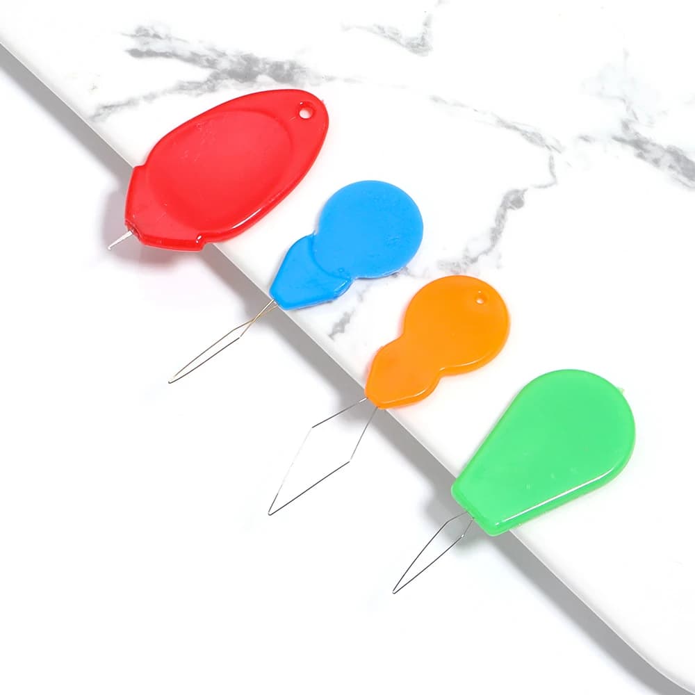 10/20 pezzi in plastica facile infila ago automatico infila ago strumenti per cucire anziani guida maglia uncinetto accessori per cucire fai da te