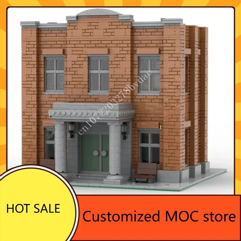 2379PCS Andy Griffith Show Jailhouse City Hot MOC Vacanze creative Di Natale Puzzle DIYA Assemblaggio streetview Compleanno Giocattolo Regali