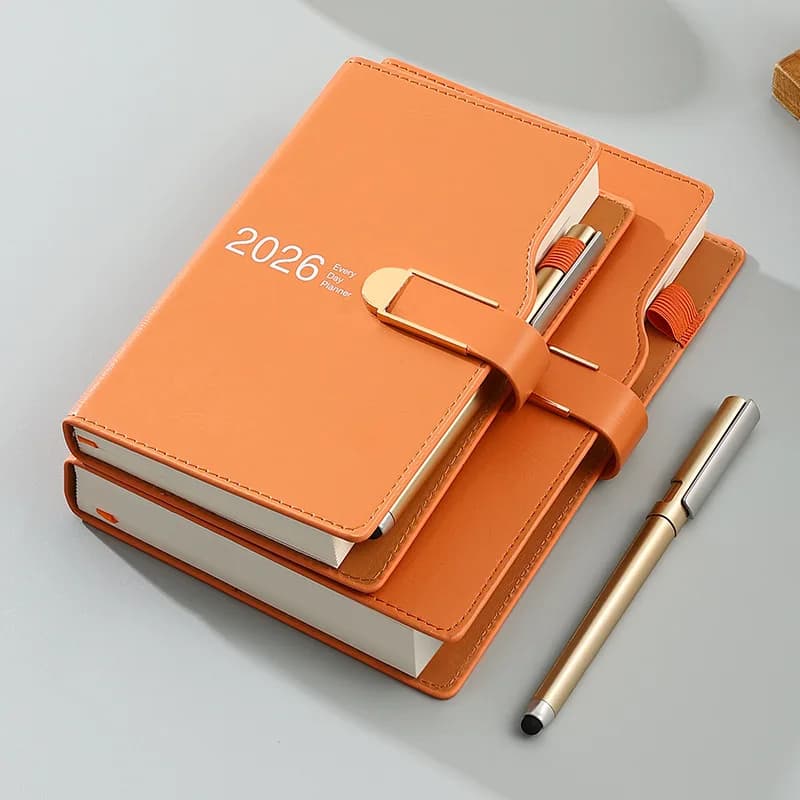 Planner 2026 Agenda Diario Calendario Notebook giornaliero Cancelleria Ufficiale Organizzatore Bullet Notepad A5 A6 Note Book Sketchbook Plan