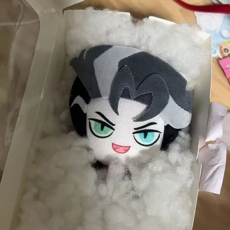 Divertente Peluche VOX di Hazbin Hotel da 10 cm, Ciondolo per Fan, Giocattolo Blu Imbottito, Portachiavi VOX, Giocattoli da Zaino, Regali da Collezione