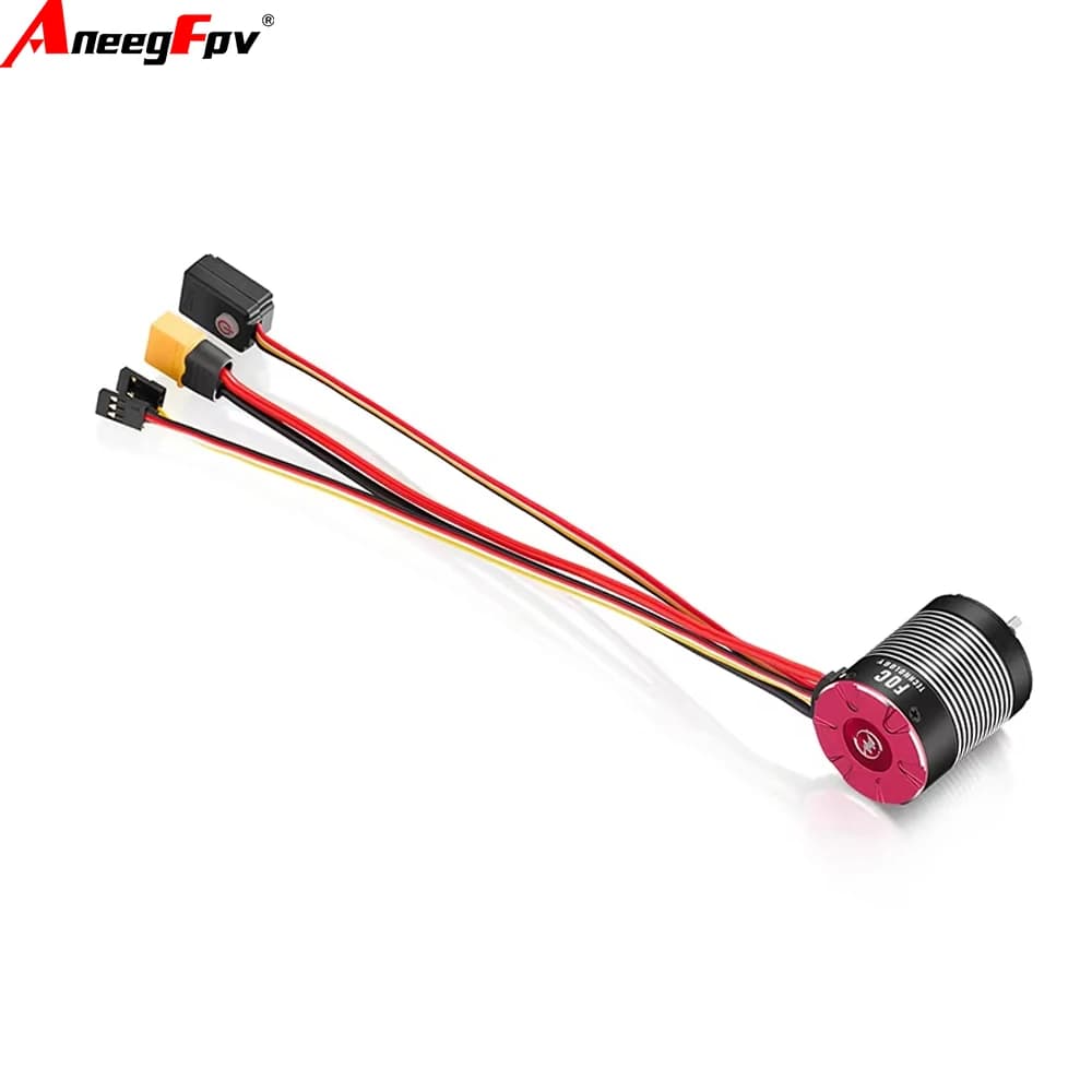 Hobbywing QUICRUN Fusion Pro Elite 2300KV Motore Brushless Impermeabile 2 in 1 per Auto RC, Camion e Veicoli da Crawler - Strumenti RC
