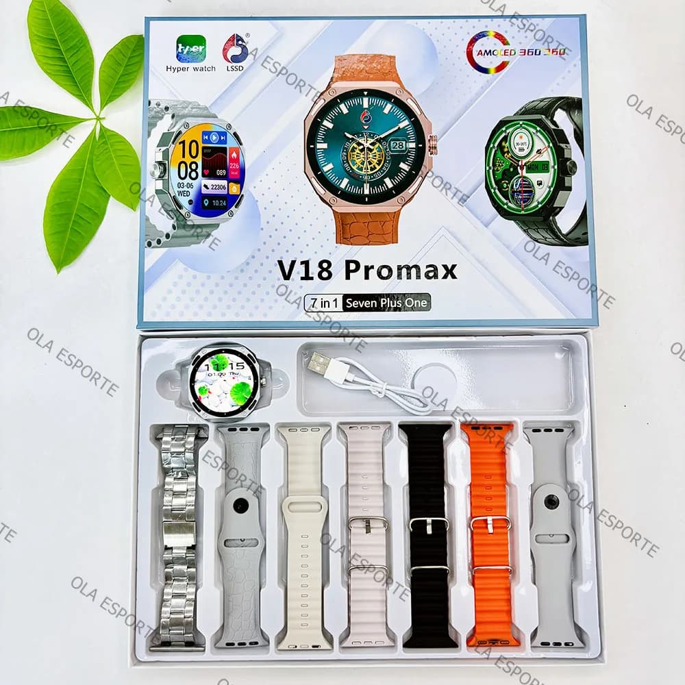 + pz Cinghie Astuto Della Vigilanza 1.52 ''Schermo AMOLED Menu 3D Frequenza Cardiaca 5 ATM Impermeabile GPS Chiamate Telefoniche Smartwatch Uomo Donna 2025 Nuovo