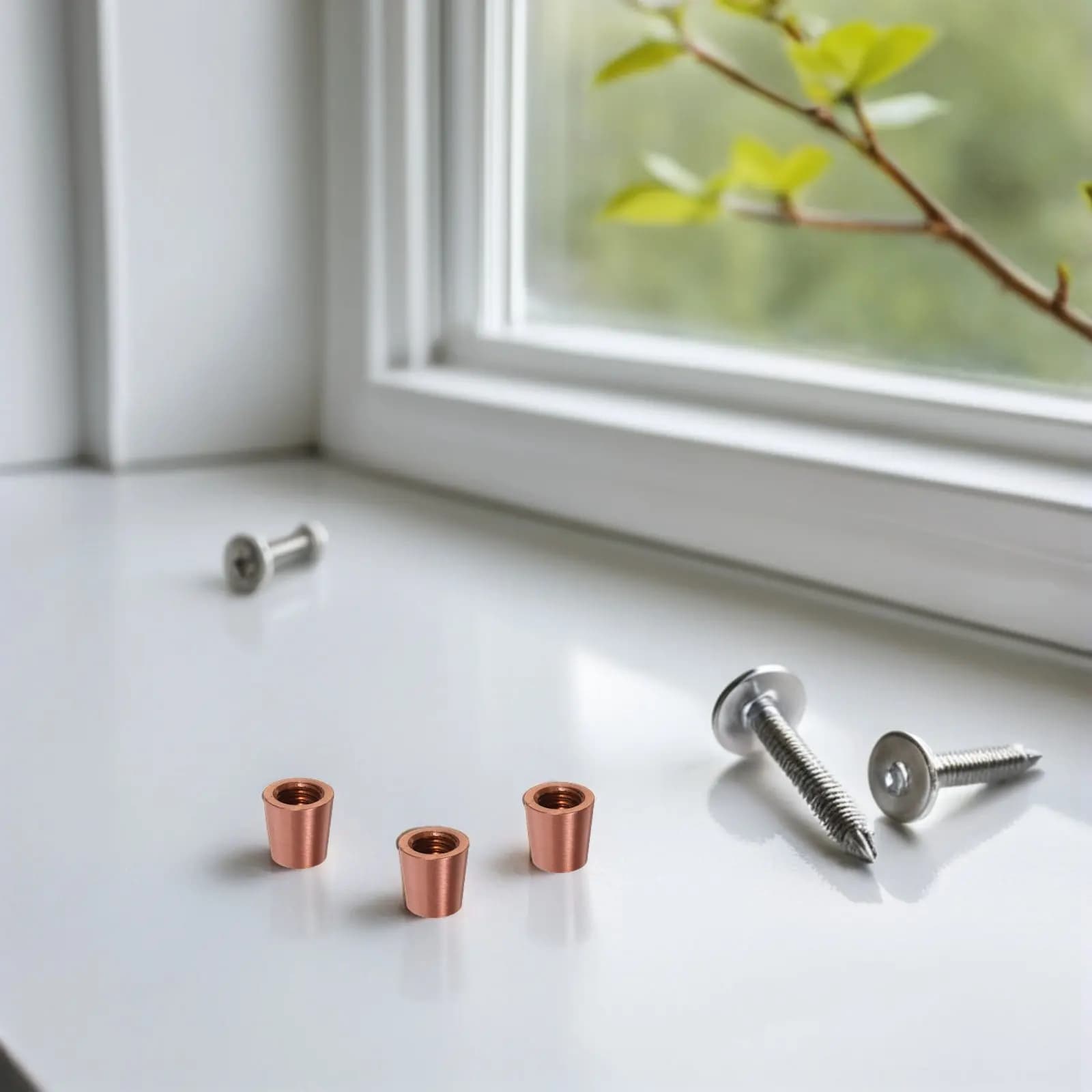 8Pcs Brass Furniture Legs Solid Brass Cone Feet Wood Cutting Board Tray Display Jewelry Box Riser Stable Polished Finish
