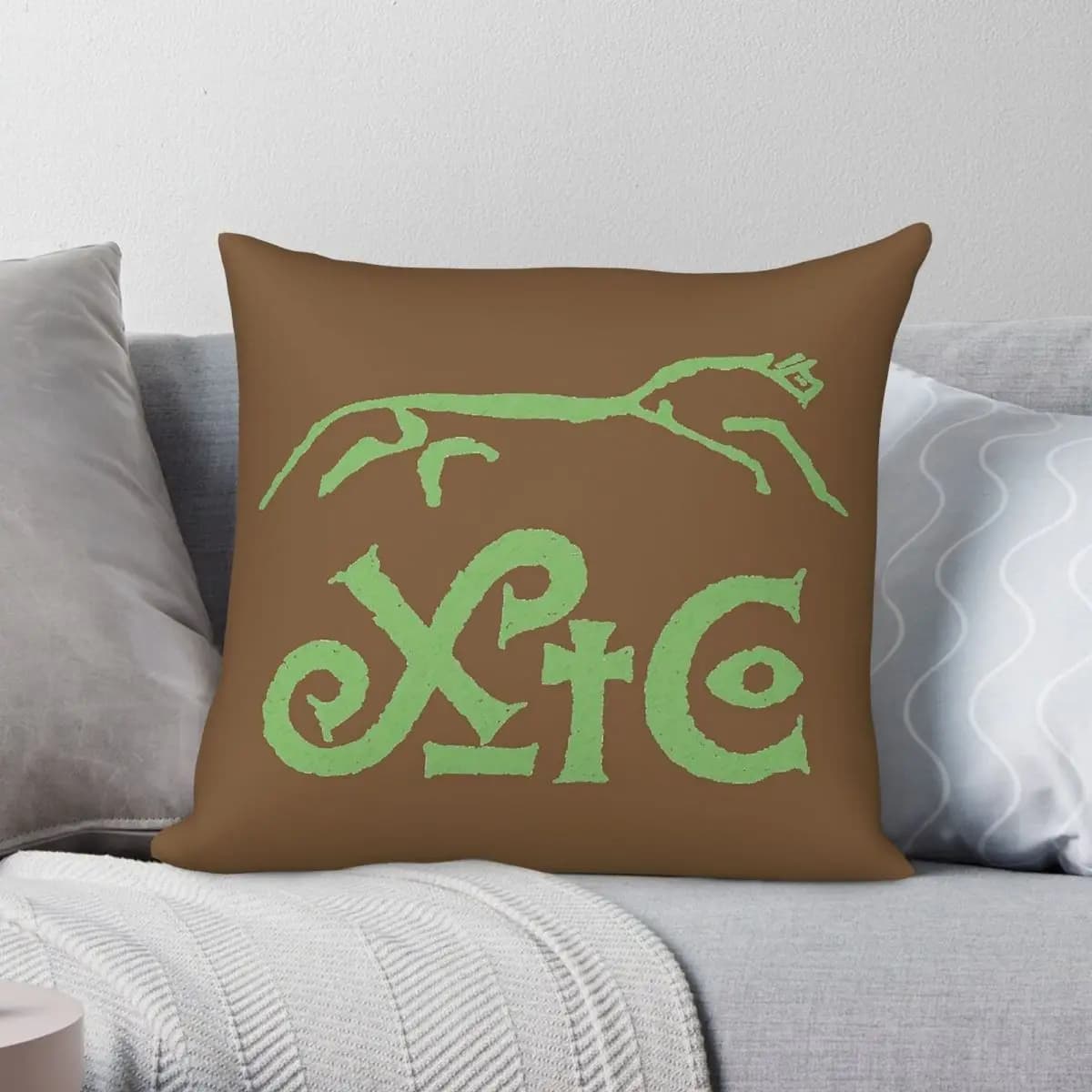 Xtc Band English Settlement Federa per cuscino in poliestere, lino, velluto, con cerniera creativa, decorativa, per cuscino da camera, 18 pollici