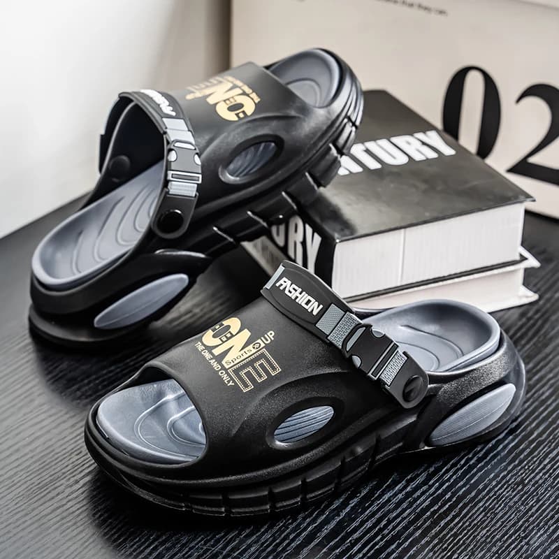 Sandali da Spiaggia Uomo 2026, Ciabatte Comode con Suola Morbida in EVA, Zoccoli Casual Unisex, Sandali da Spiaggia Taglie Grandi