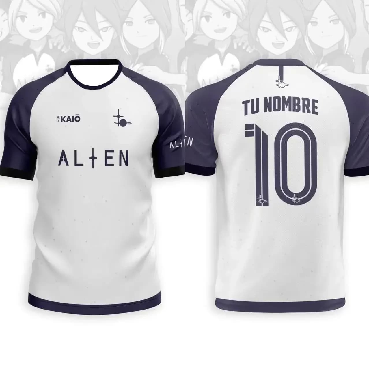 Maglia da calcio a maniche corte da uomo Inama Eleven Joint, maglia da moto con animazione giapponese, comoda maglia sportiva per bambini