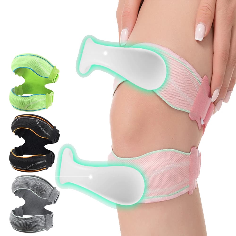 1 Pezzo Fascia Regolabile per Rotula, Supporto per Ginocchio per Uomini e Donne, Cinghia di Supporto per Tendine Rotuleo per Alleviare il Dolore al Ginocchio, Adatto per la Corsa