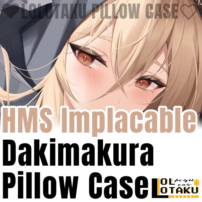 HMS Implacable Dakimakura Azur Lane Pillowcase Hugging Full Body Pillow Case Cushion Cover Home Bedding Decor Otaku Xmas BLT
