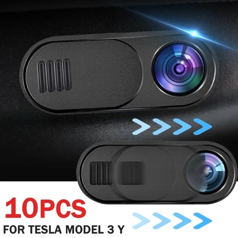 10/1Pcs Camera Cover for Tesla Model 3 Y Webcam Slide Blocker Privacy Protector Anti-peep Cover for iPad Laptop Sliding Camera
