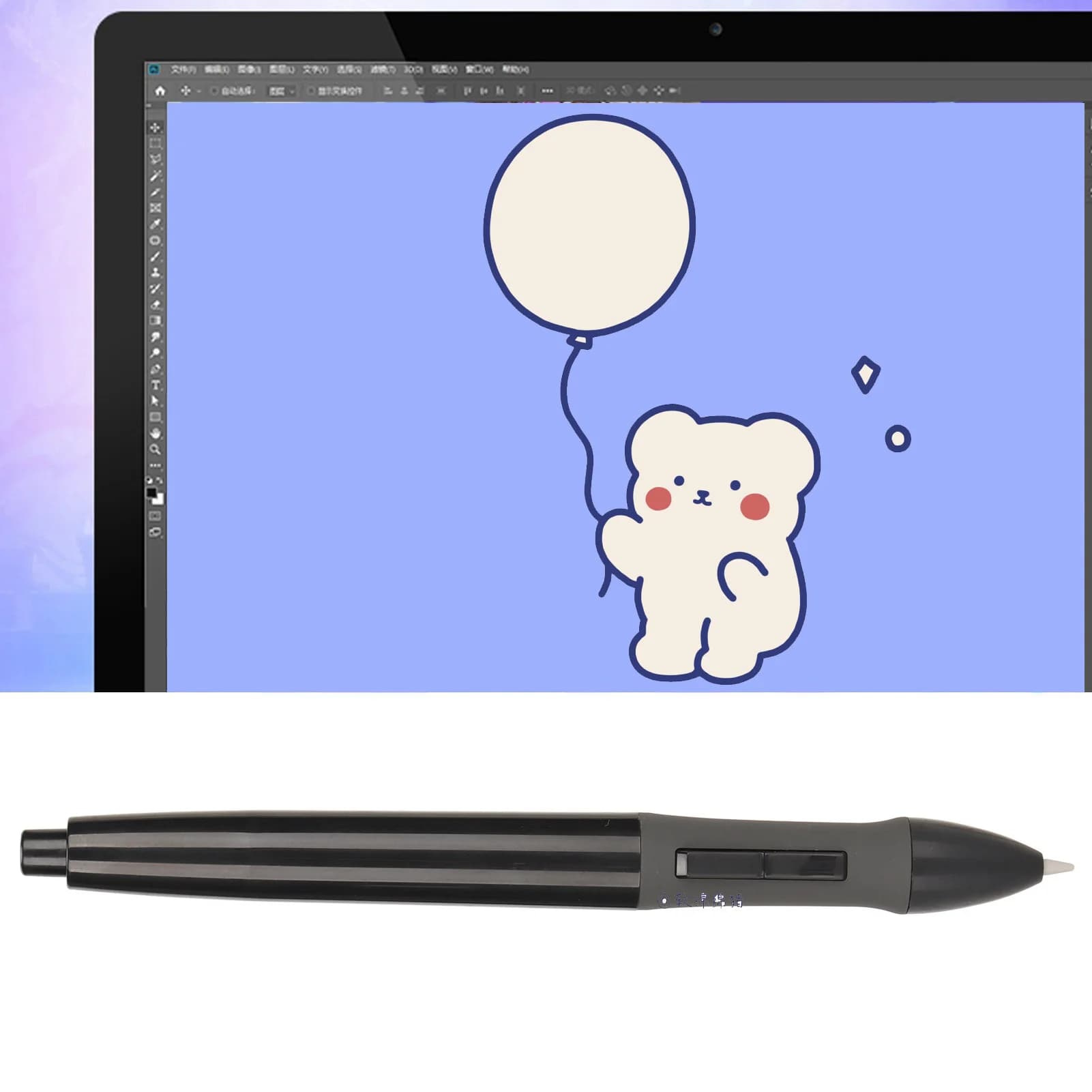 Stilo per tablet da disegno sensibile alla pressione a 8192 livelli per Huion GT‑191/GT‑221 PRO/GT‑156HD V2/GT‑220 V2