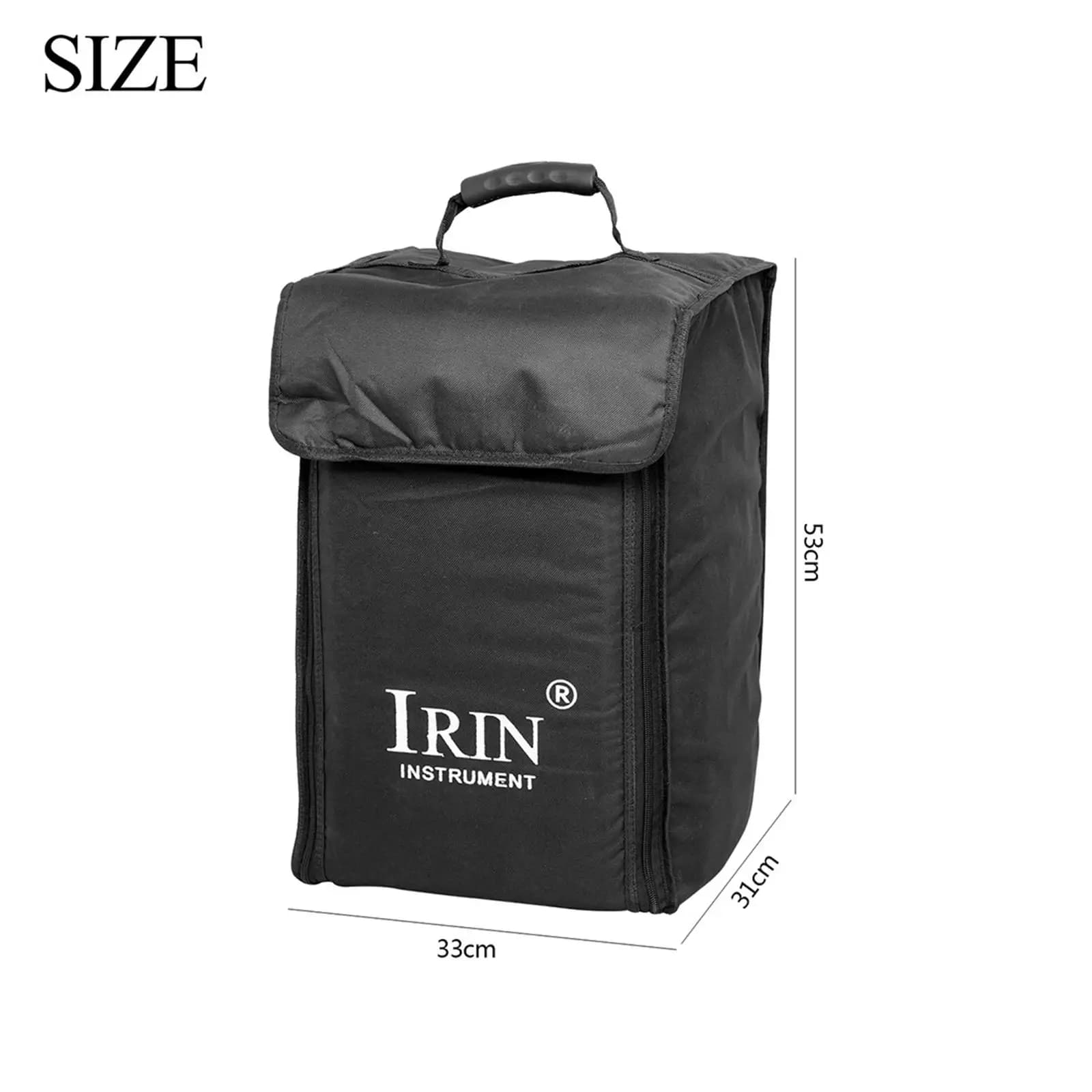 Oxford Cloth Padded Drum Bag Percussion Carrying Case Storage Pouch for Bongo Drums Rehearsal Use