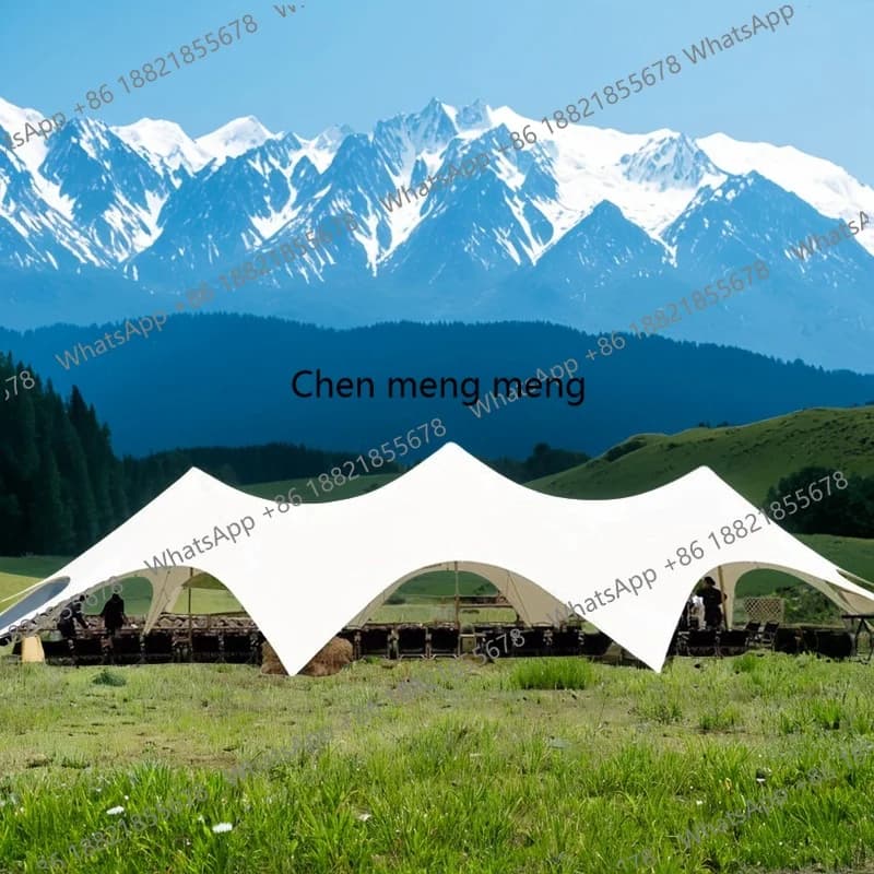 Encrypted Sky Cloud Top Tent Outdoor Business Travel Camp Dedicated Three-person Mountain Sky Tent Outdoor Large Wind Resistant