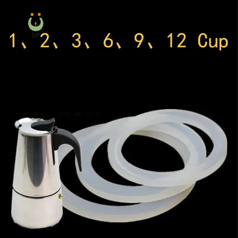 2x fornello superiore caffettiera Moka ricambio guarnizione in gomma di ricambio anello di tenuta