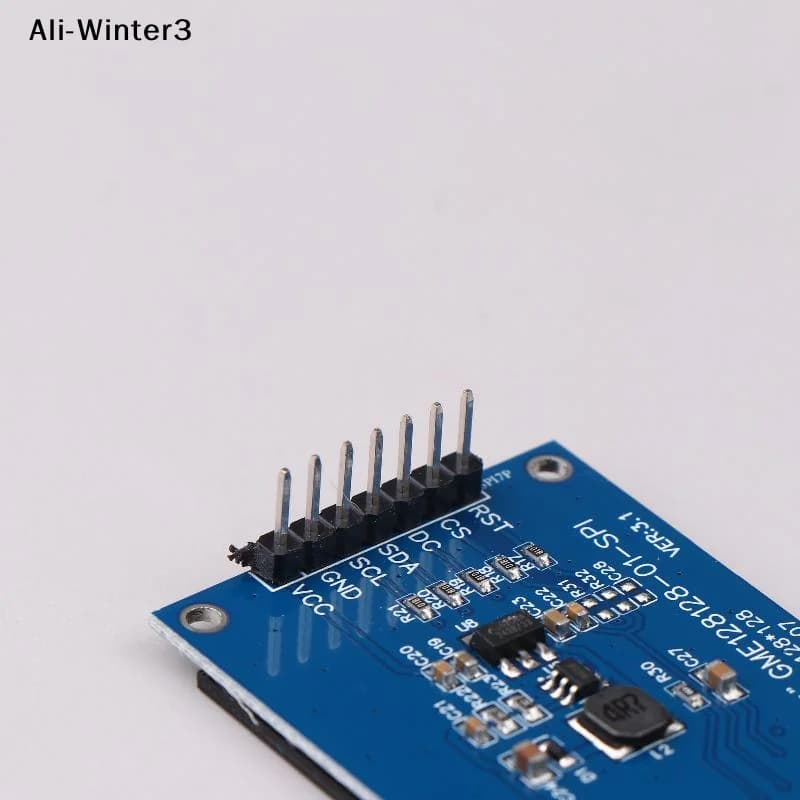 ,WH,Module 1.5 inch 128x128 OLED display with SH1107 4/7 IIC PIN driver, white, for Raspberry Pi and STM32