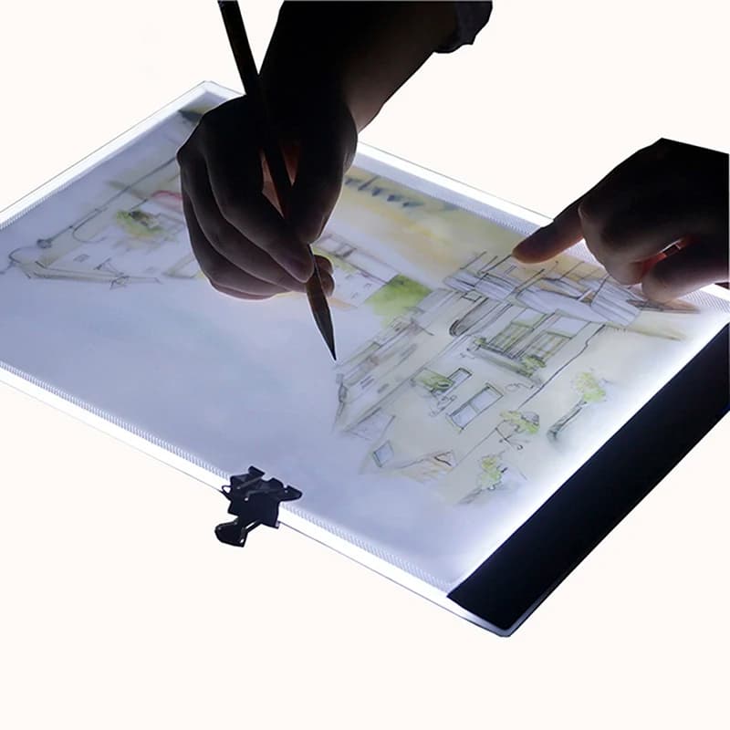 1pc ultra sottile A5 LED tavoletta grafica tavolo da disegno scatola luminosa tavolo da tracciamento pad pittura diamante strumenti per ricamo