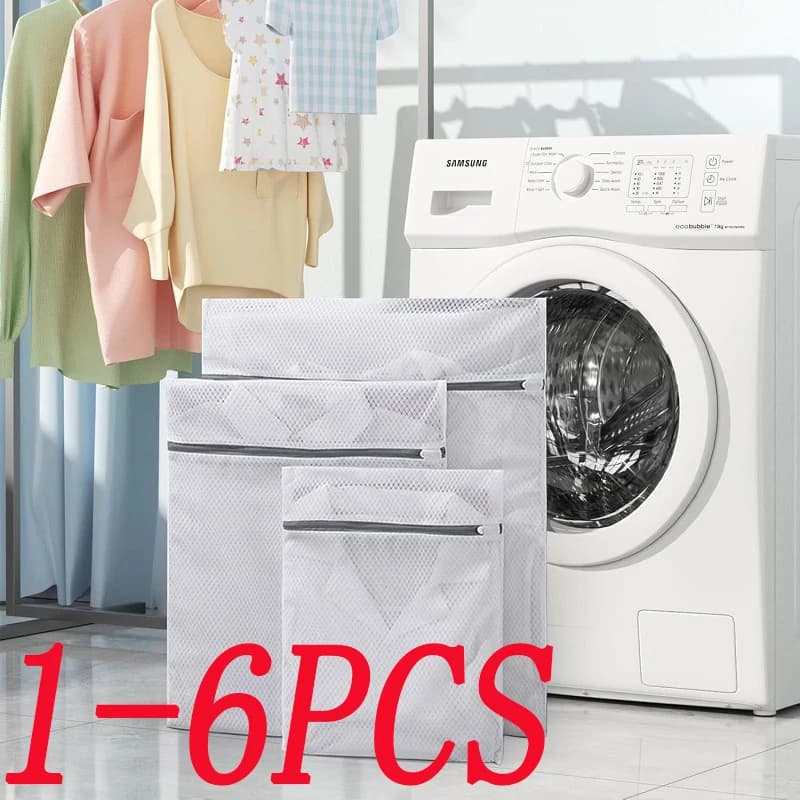 Washer Bags Fine knitted underwear for home Dress cleaning bag Reusable washing machine bag Polyester net laundry bag