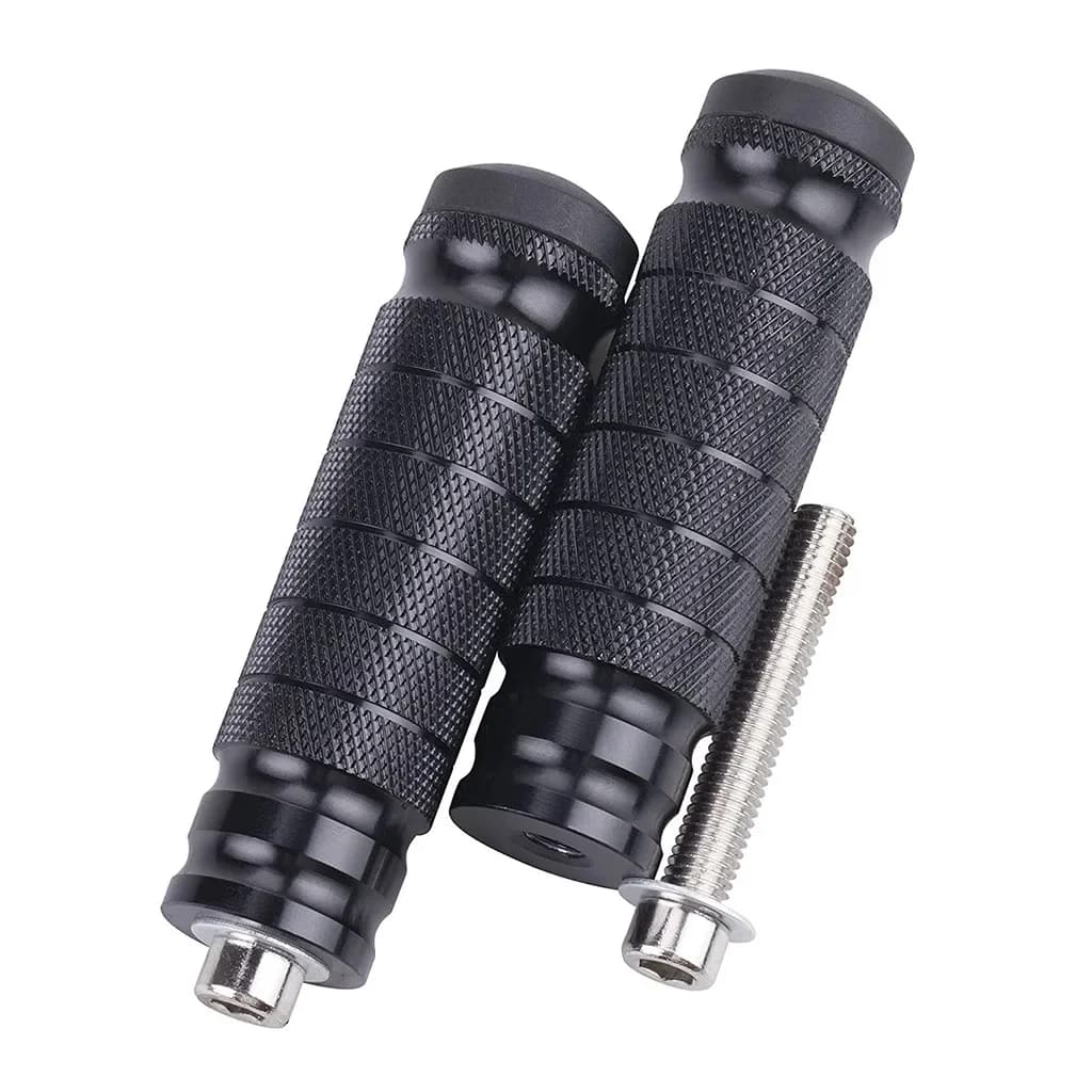 USERX Pedane universali da 8 mm Bulloni di installazione in alluminio CNC Pedane poggiapiedi per moto