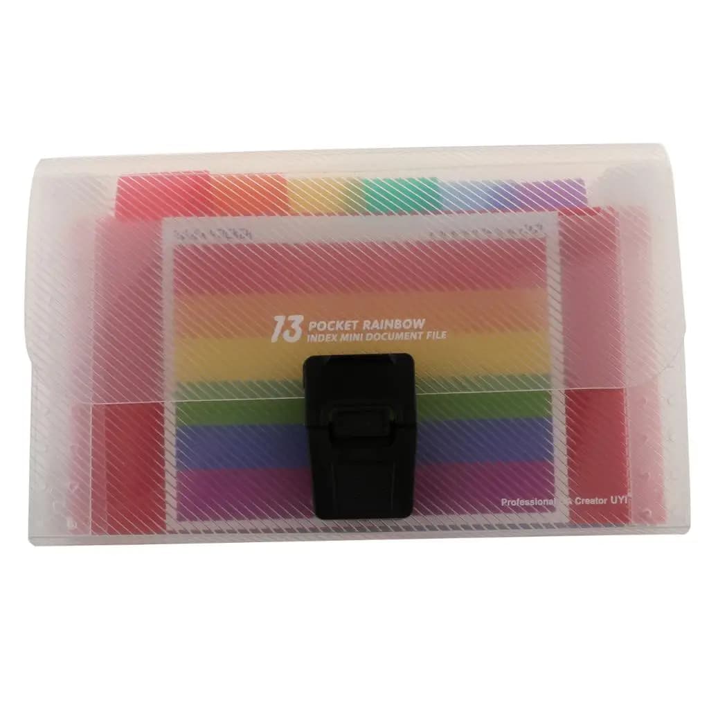 Selezionatore per fisarmonica da tavolo, porta documenti 13 tasche, organizer da scrivania