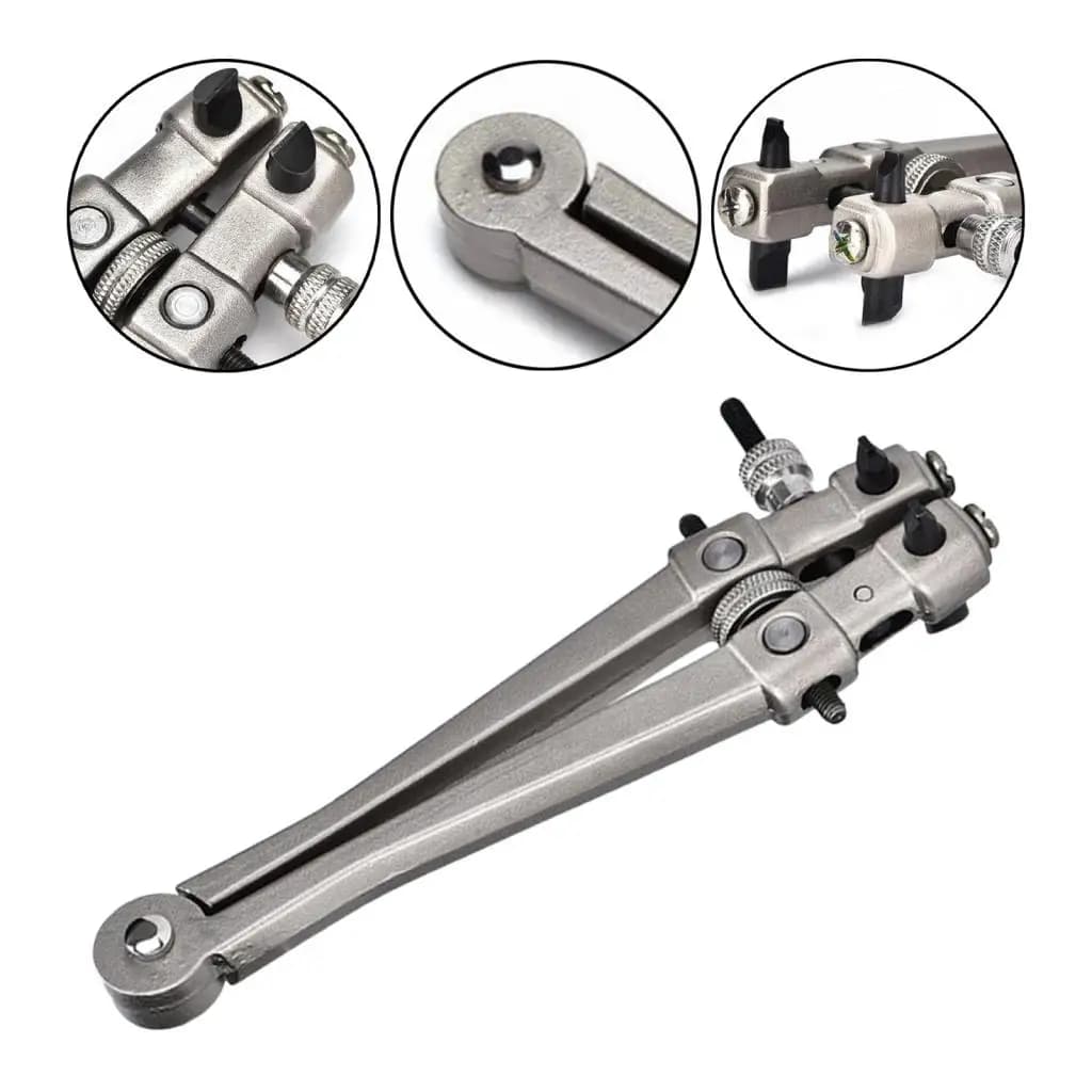Strumenti per orologiaio con apri coperchio per orologio in acciaio per rimozione cassa posteriore dell'orologio a forma di V