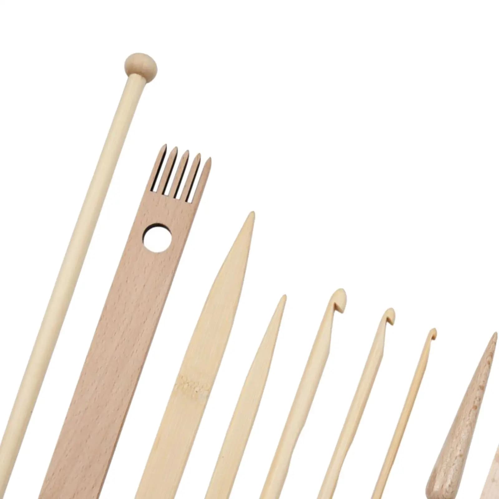 Weaving Loom Wooden Knitting Accessories Craft Supplies Set for DIY Tapestry Sewing Projects