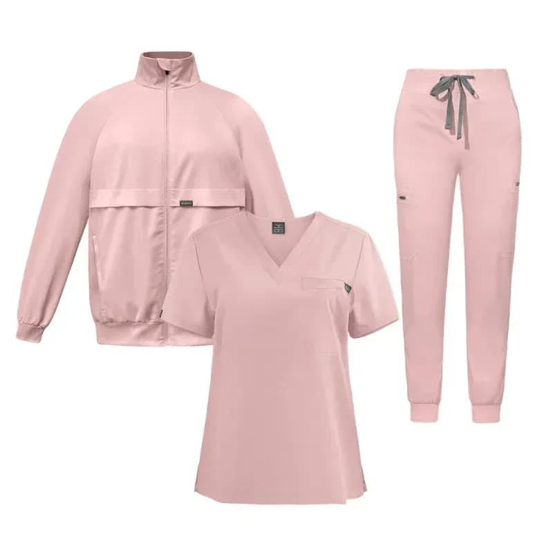 Vendita all'ingrosso Sala operatoria Cappotti medici Donna Scrub Giacche da lavoro ospedaliero Scrub Forniture mediche Cappotto infermieristico Abbigliamento da lavoro chirurgico