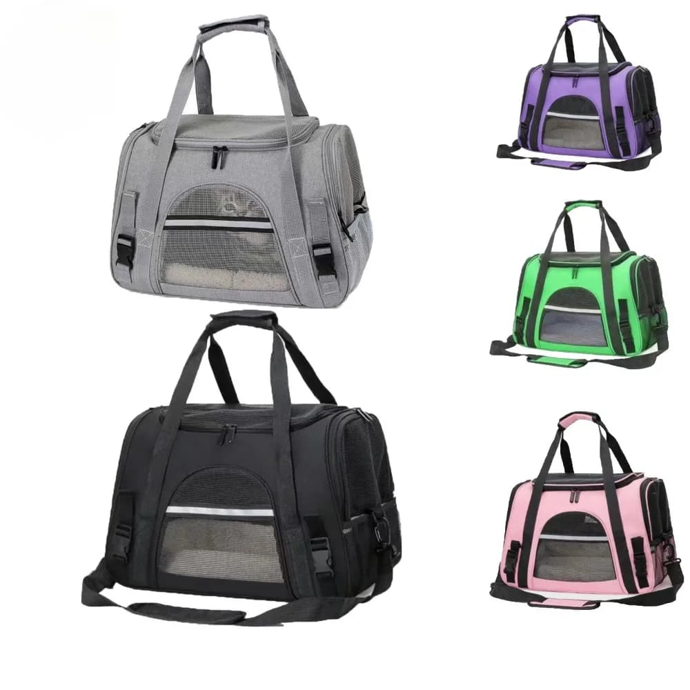 Pet Car Bag Multi-entrance Cat Bag Go Out Portable Outdoor Cat Go Out Bag Pet Bag