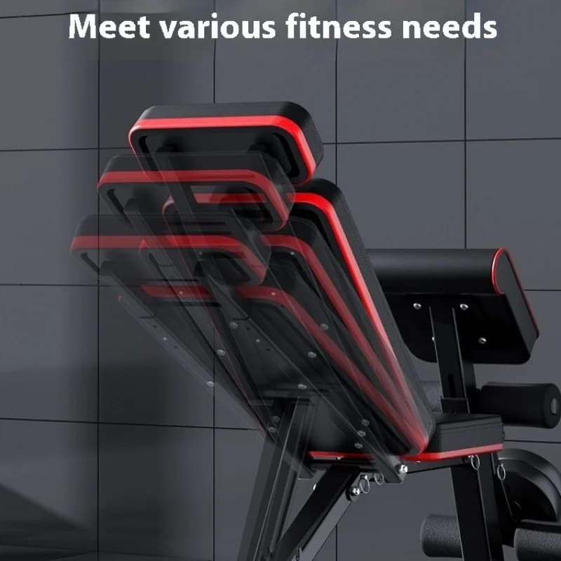 Panca con manubri Attrezzatura per il fitness domestico Panca per sedia fitness piatta da prete multifunzionale per interni Panca con manubri
