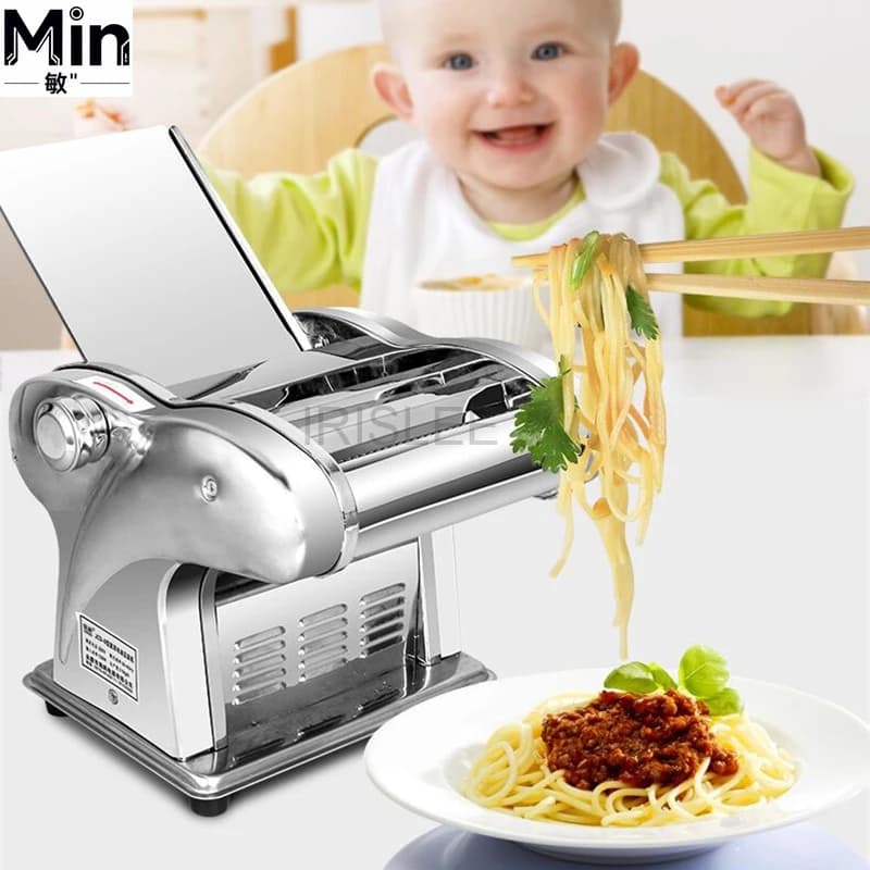 Macchina Elettrica Commerciale da 550W per Pressare la Pasta, Pressa per Pasta e Ravioli da Tavolo in Acciaio Inossidabile