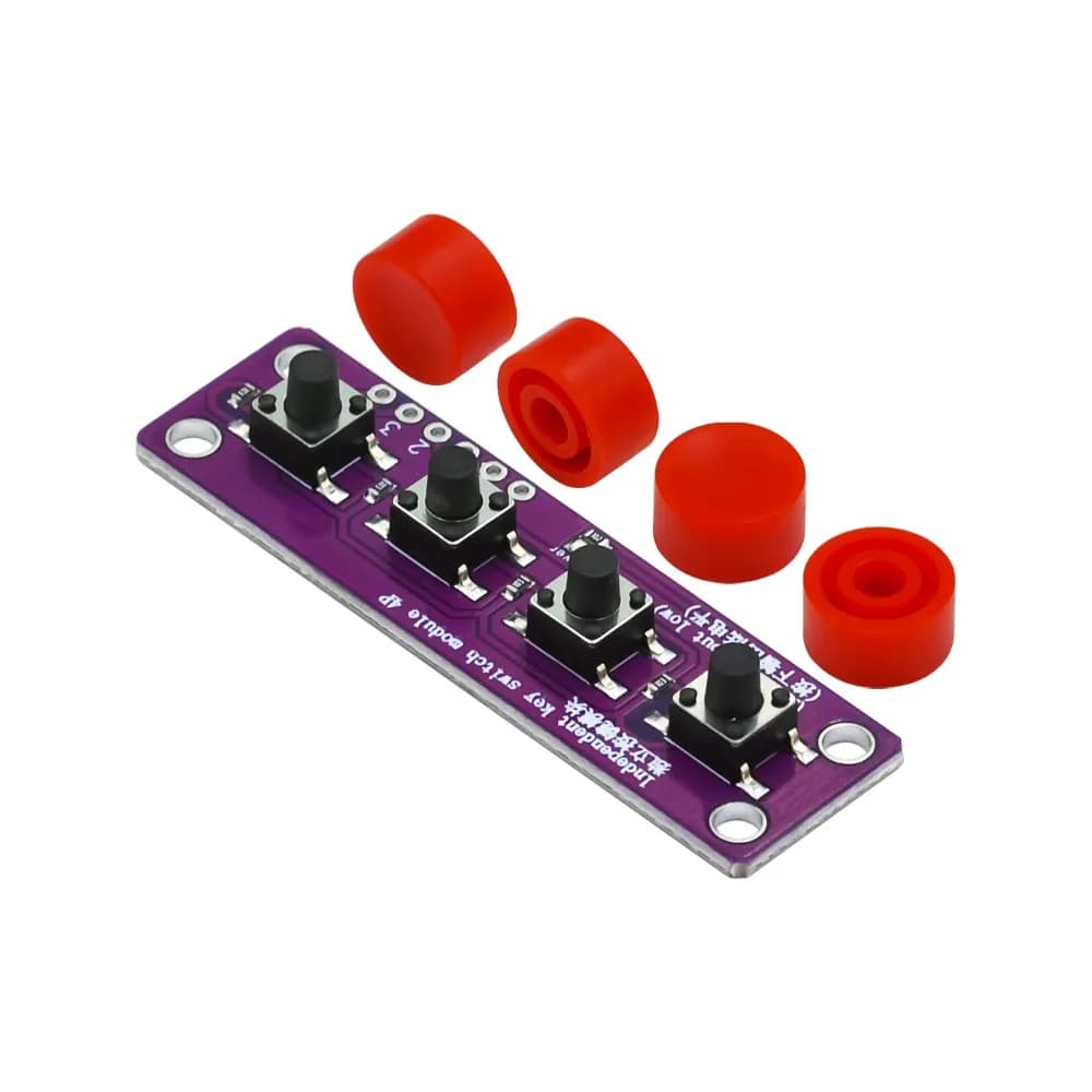 Four-button touch switch module compatible with the Arduino PI 51 development card sensor MCU kit