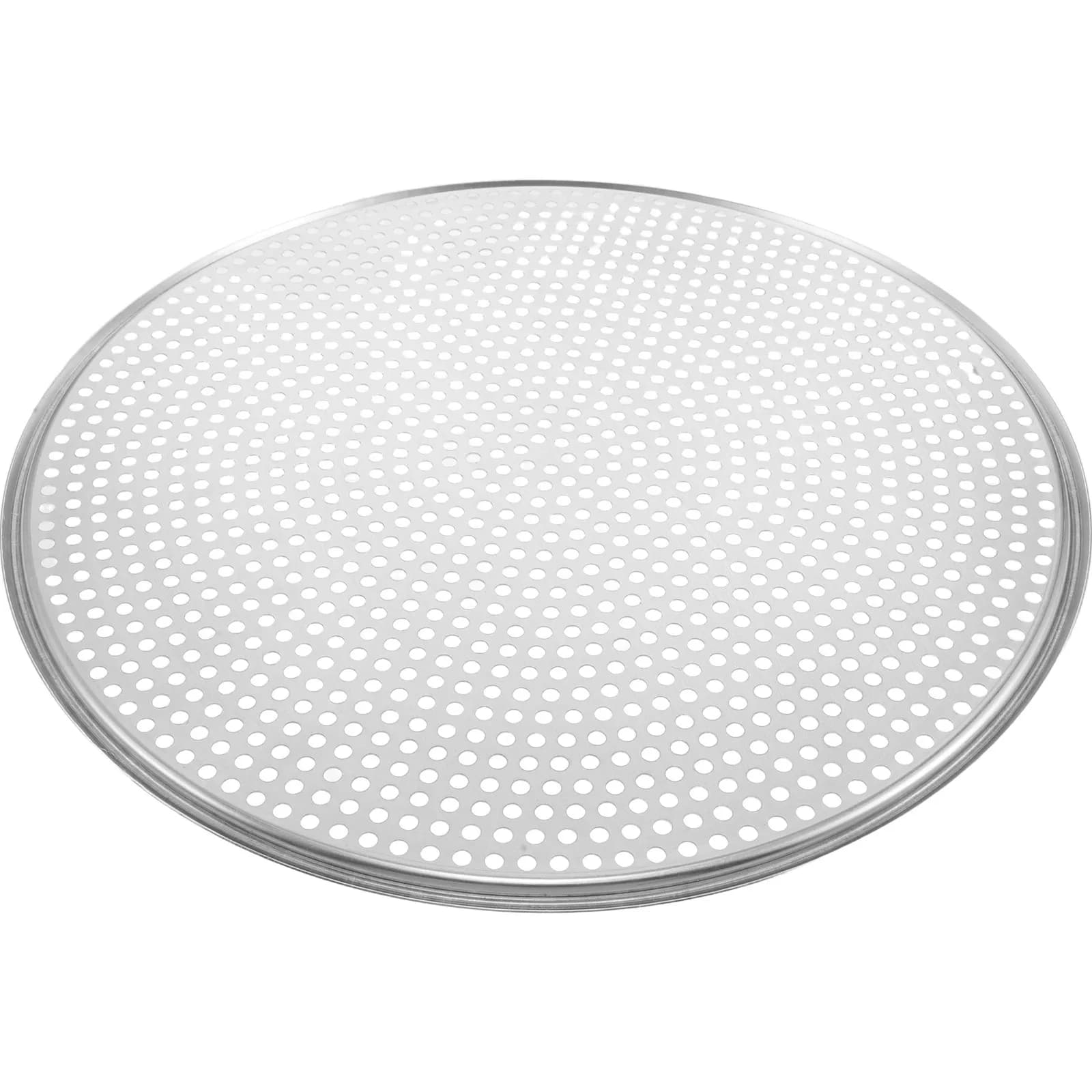 Aluminum Alloy Perforated Pizza Pan 16In Round Nonstick Pizza Tray Oven Grill Baking Perforated Sheet Tray
