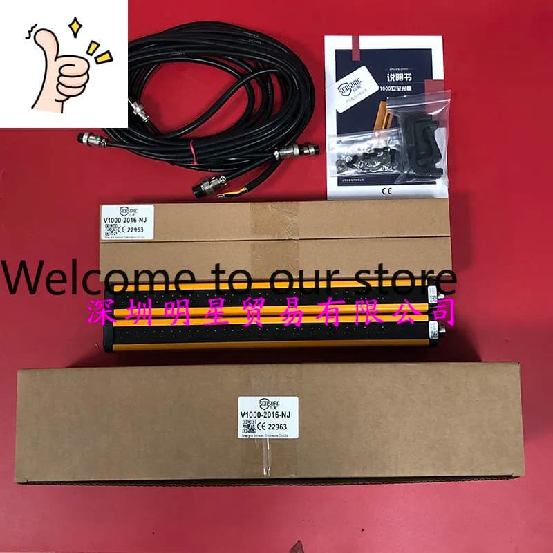 V1000-2016-NJ Safety Light Curtain Original Genuine, Fake One Penalty Ten Shanghai SENSORC Letter