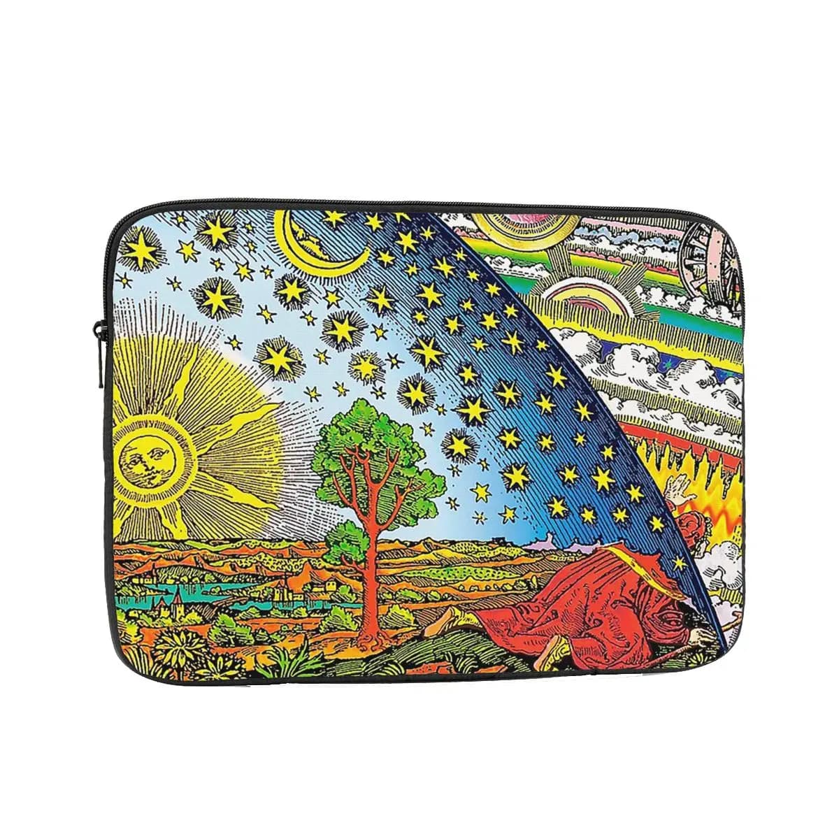 Flammarion incisione a colori custodia per laptop borsa per notebook 10 12 13 15 17 pollici custodia per tablet custodia antiurto