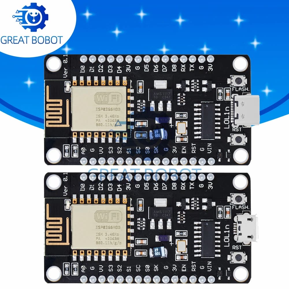 NodeMcu Node MCU Base ESP8266 ESP-12E Testing DIY Breadboard Basics Tester Suitable For NodeMcu V3 For Arduino IDE