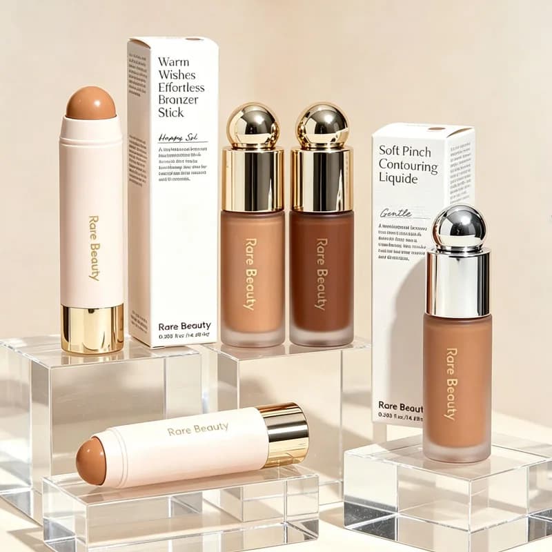 Hot Original Rare Beauty Always Sunny Contour Stick Bronzer Contour Liquid Shade Smooth Long Lasting Waterproof Brighten Makeup