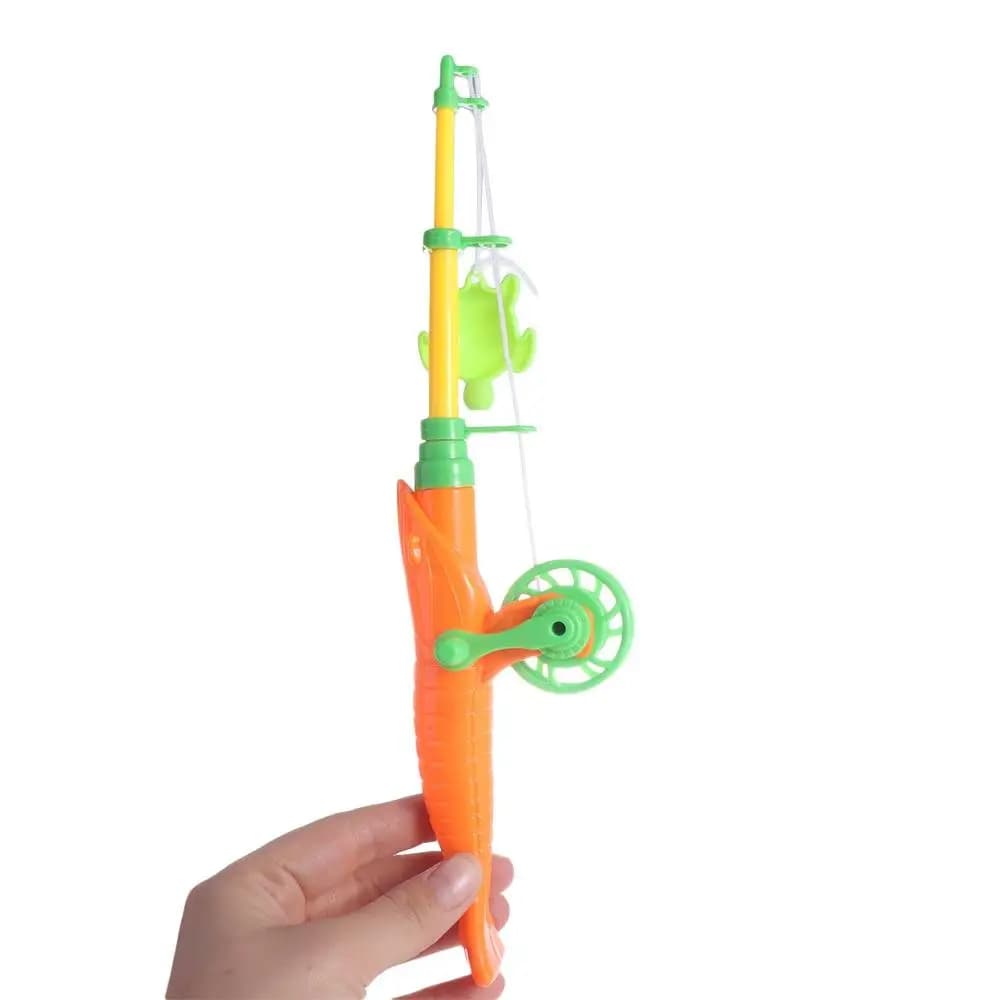 Canna da Pesca Magnetica per Bambini con Ganci Magnetici, Modello di Pesce Retrattile in Plastica, Ottima Prestazione, Gioco Educativo