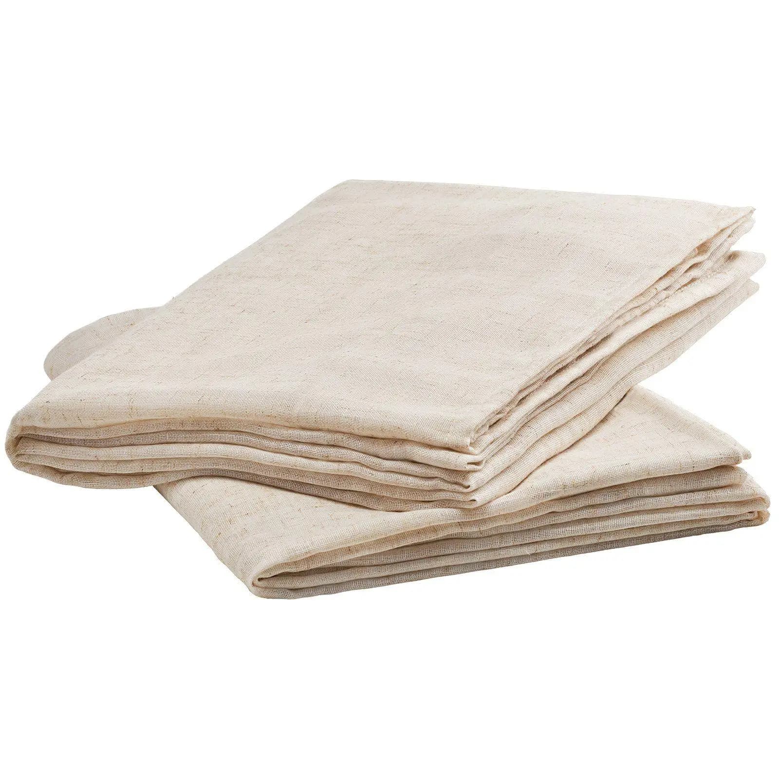 Tende filtranti leggere da 52 x 84 pollici a 2 pannelli con 25% lino, tessuto naturale morbido semitrasparente