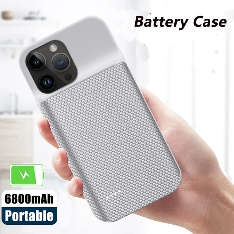 Custodie per caricabatteria per iPhone 14 Plus Custodia per telefono Batteria per Apple IPhone 14 Pro Max Custodia di ricarica portatile per Power Bank