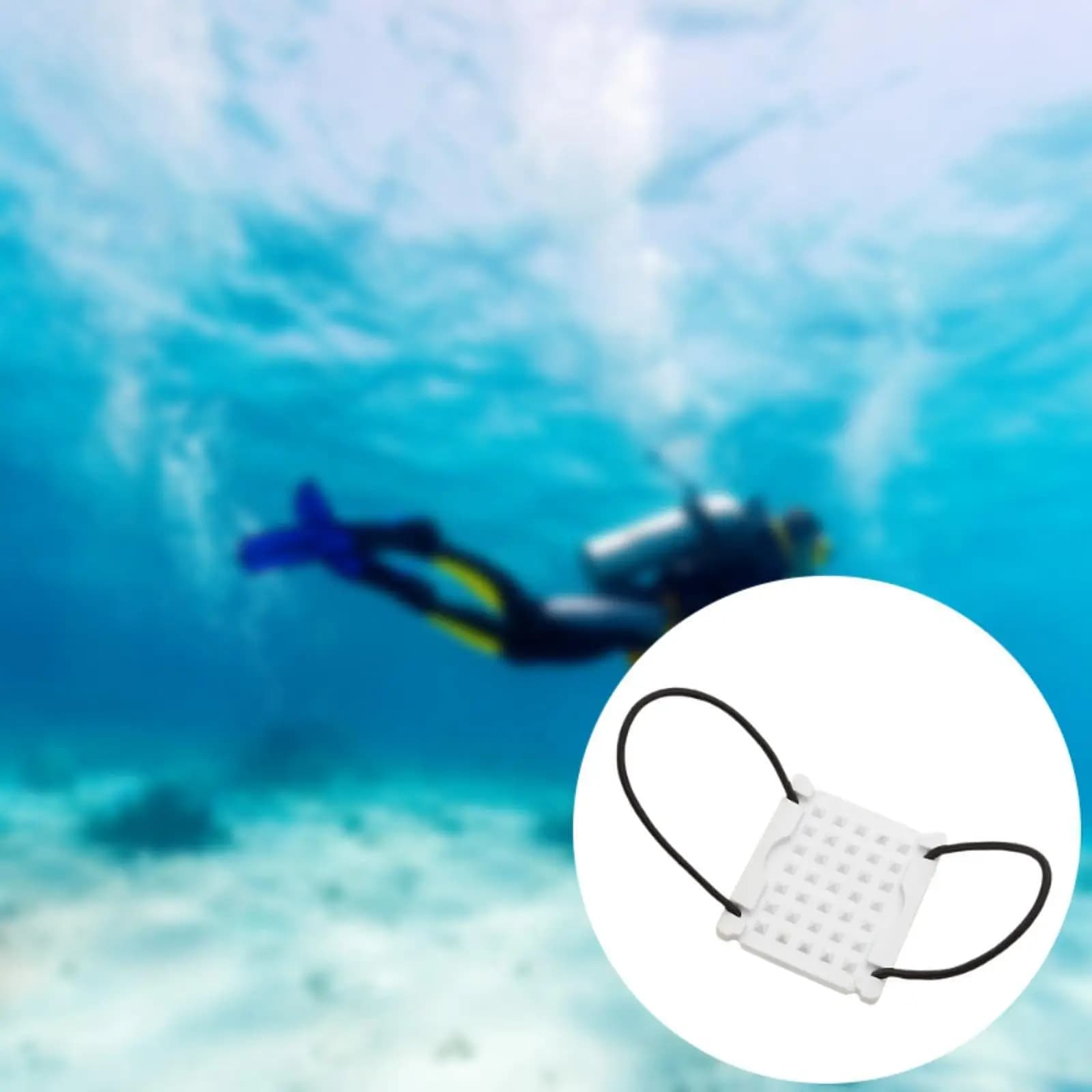 Scuba Weight Fixing Plate Nylon Quick Release Buckle Dive Accessory for BCD Harness Strap