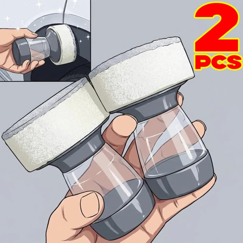 Spugna Applicatrice per Lucidatura Auto con Manico, Strumento per Dettagli e Cura dell'Auto, Accessorio per Pulizia e Cura dei Pneumatici