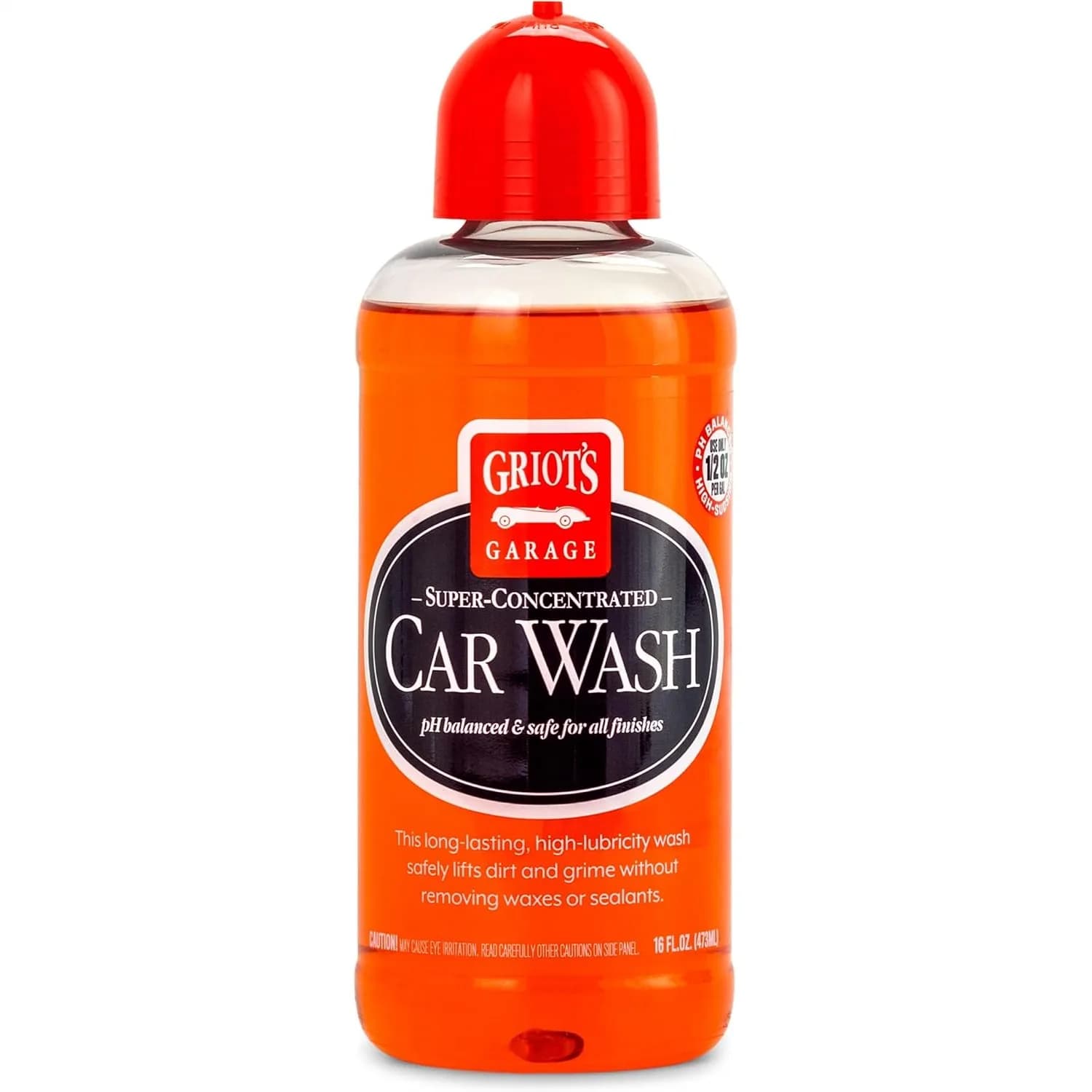 Sapone Super Concentrato per Lavaggio Auto, Liquido Schiumogeno a pH Bilanciato per Pulizia Veicoli, Sicuro per Cere e Rivestimenti Ceramici, 16oz